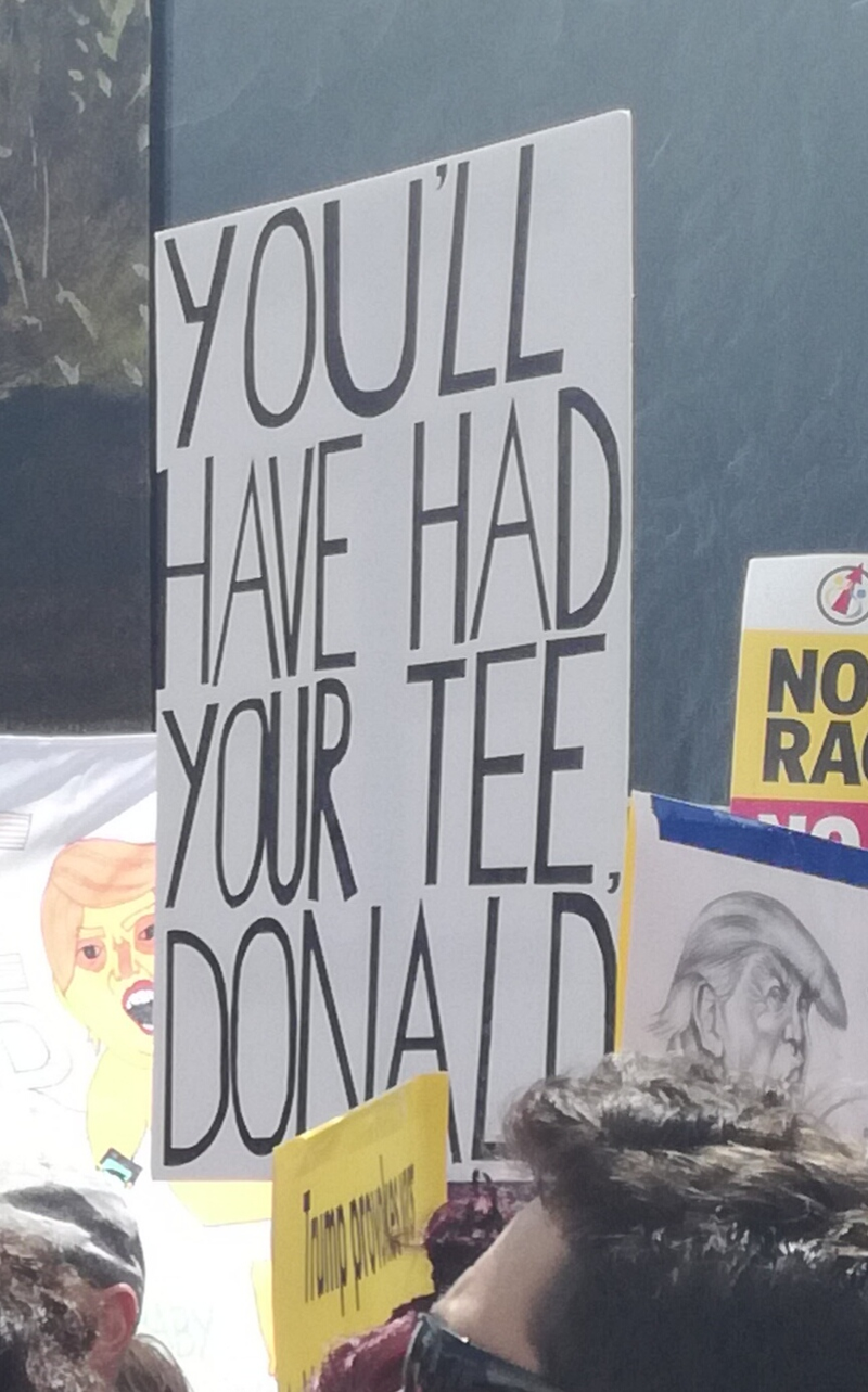 Illustration for article titled Scottish anti-Trump photo dump (long and comprehensive!)